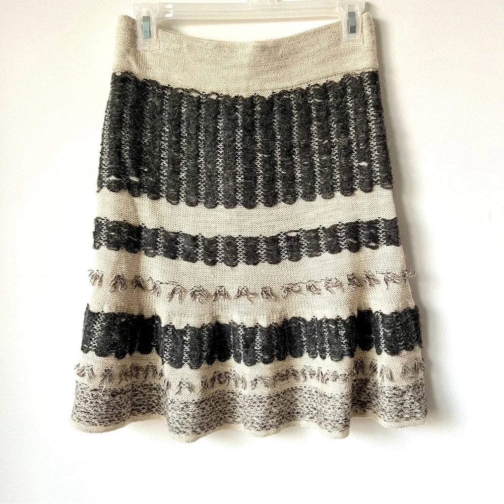 ANTHROPOLOGIE SPARROW Wool Blend Vermatt Sweater Skirt—SZ. XS